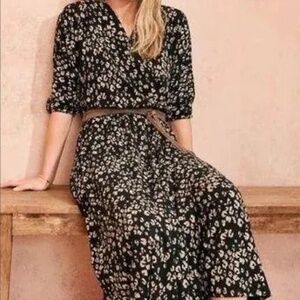 NWT Garnet Hill Black Dress, Size Small